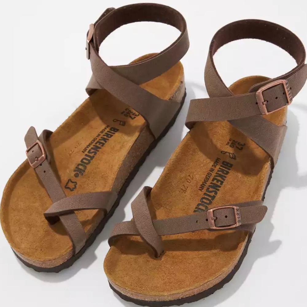 Birkenstock Yara in Mocha size EU 38 New in Box